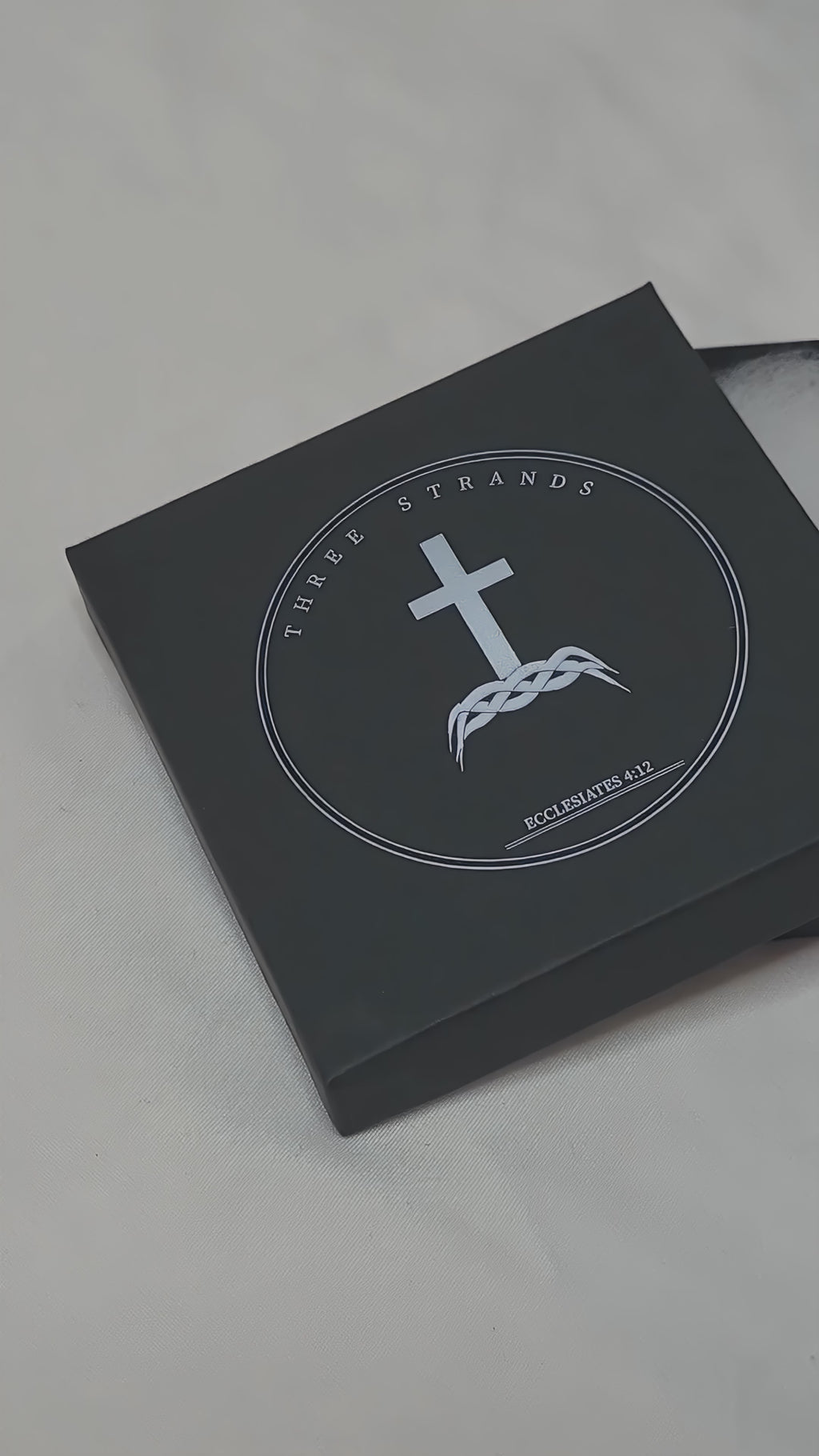 Stainless Steel Diamon Cut Curb Chain Cross Pendant necklace video.